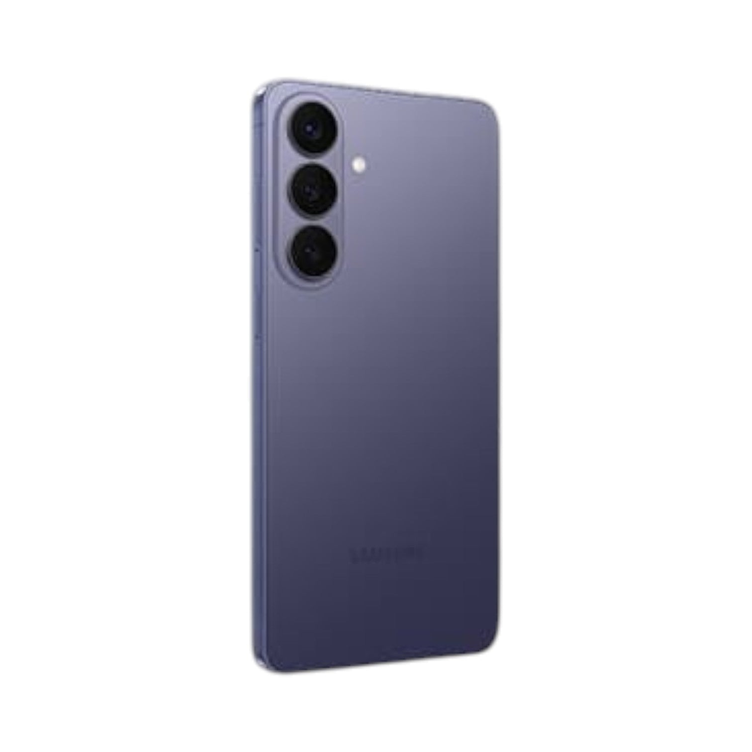 OBtech Samsung Galaxy S26 smartphone in purple with a sleek glass-and-aluminum triple-lens camera system