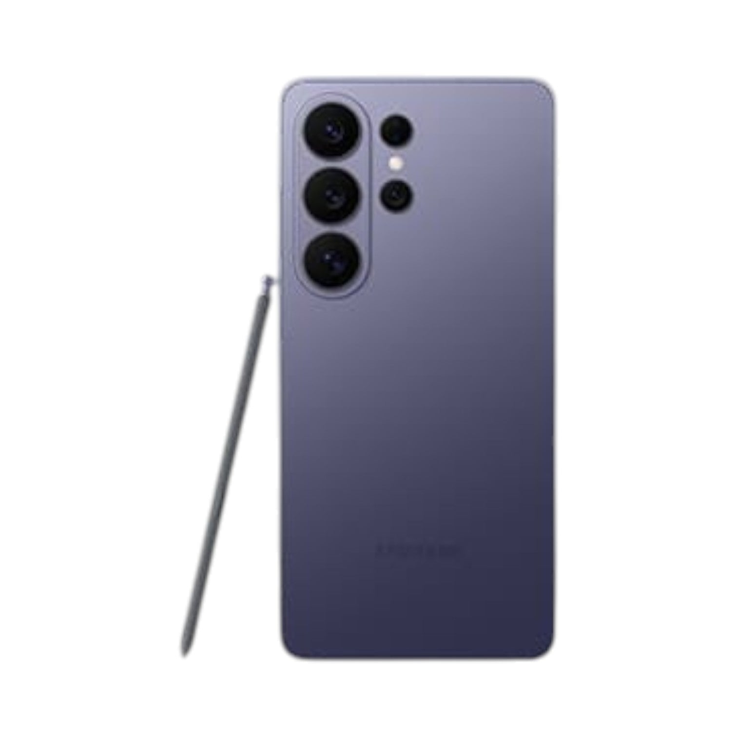 OBtech Samsung Galaxy S26 Ultra in purple with quad camera system and matching S Pen stylus
