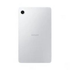 OBtech Samsung Galaxy Tab A11 silver tablet back view with camera lens and Samsung logo