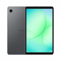 OBtech Samsung Galaxy Tab A11 in dark grey with a slim bezel and vibrant screen display