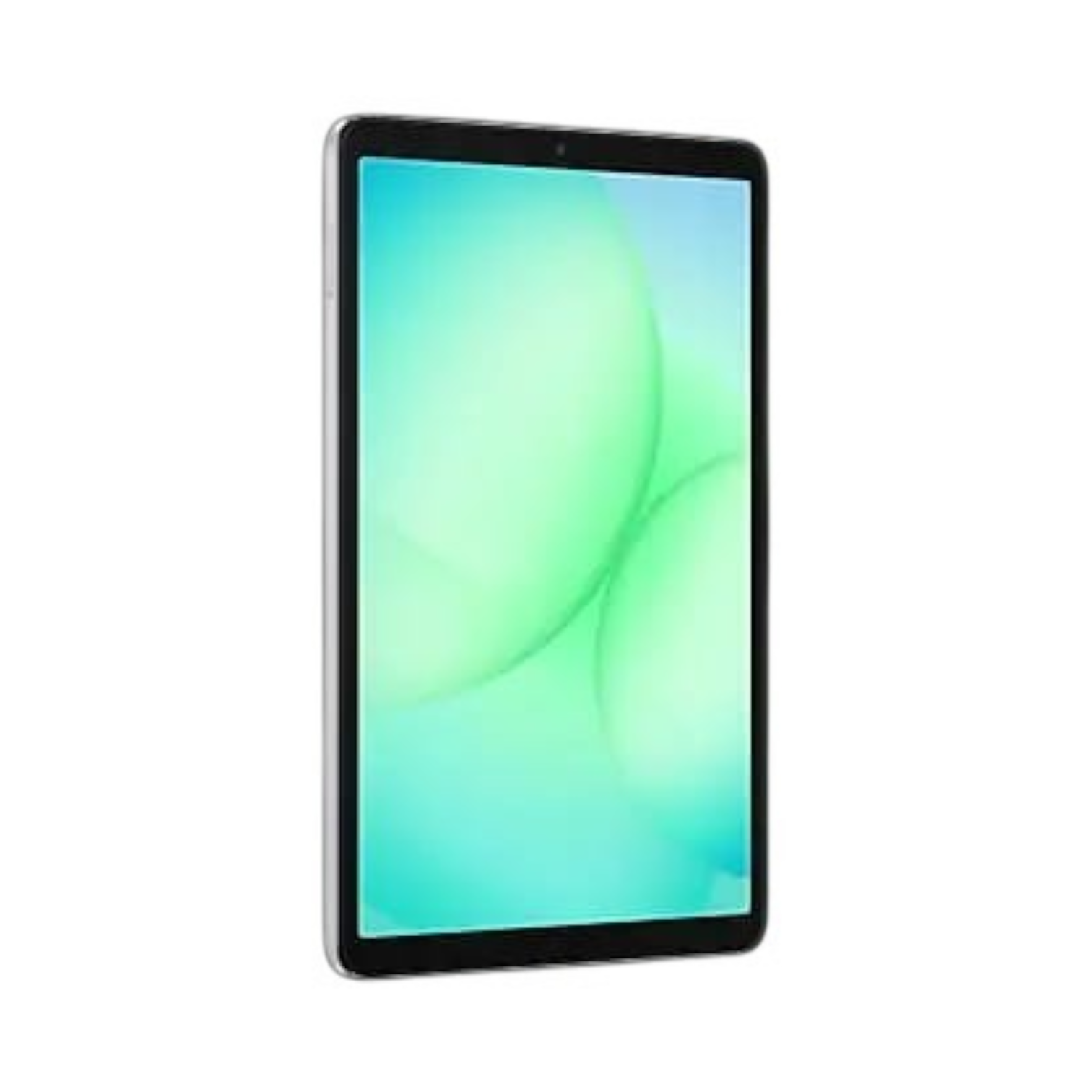 OBtech Samsung Galaxy Tab A11 tablet with a slim bezel and vibrant green and blue abstract screen display