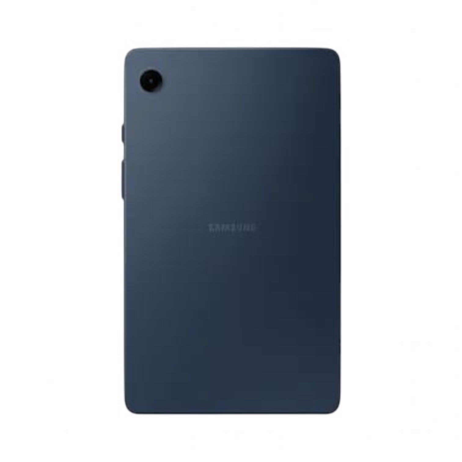 OBtech Samsung Galaxy Tab A9 LTE tablet in dark blue with a slim metal back design and rear camera lens