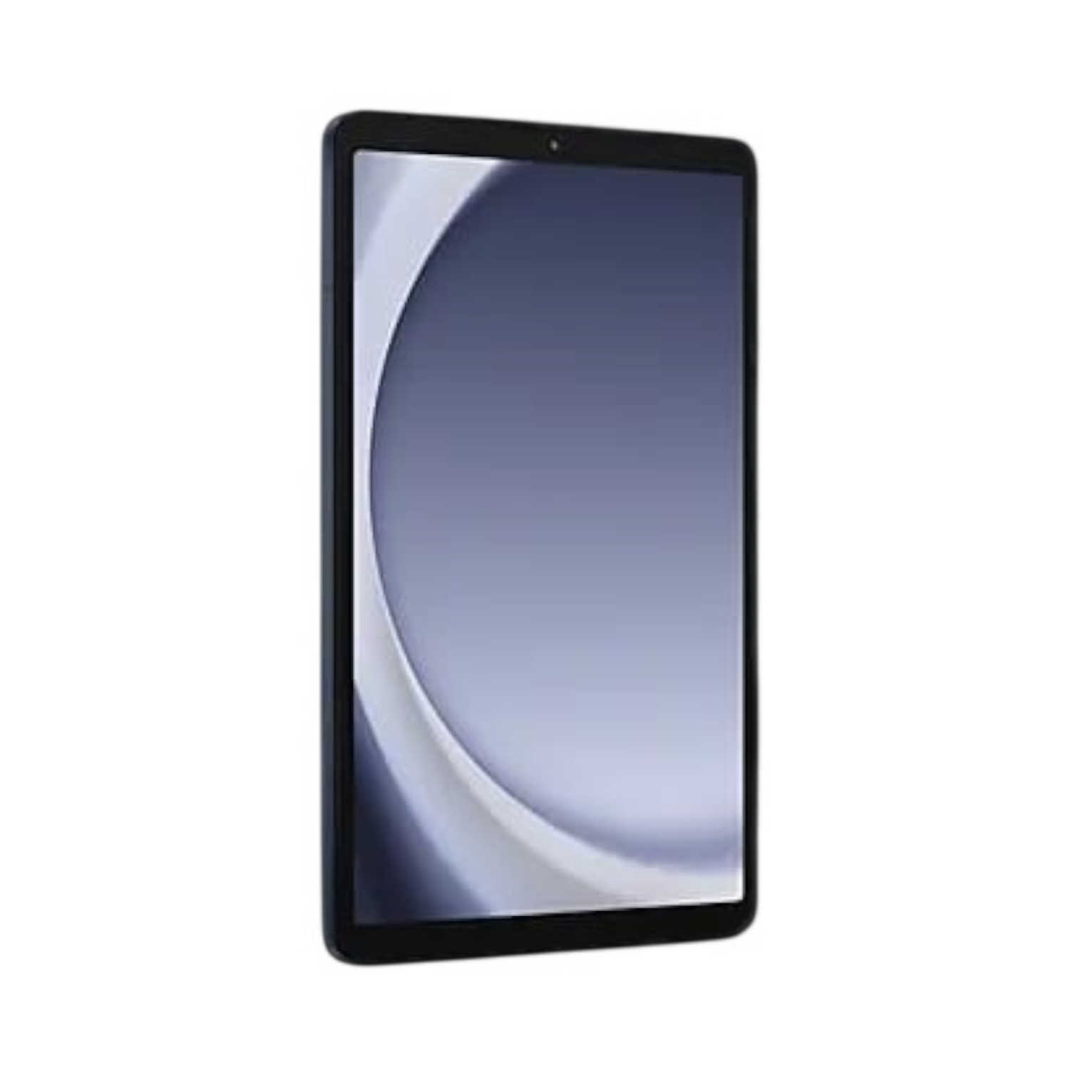 OBtech Samsung Galaxy Tab A9 LTE tablet with 8.7-inch display and slim dark metal frame in portrait view