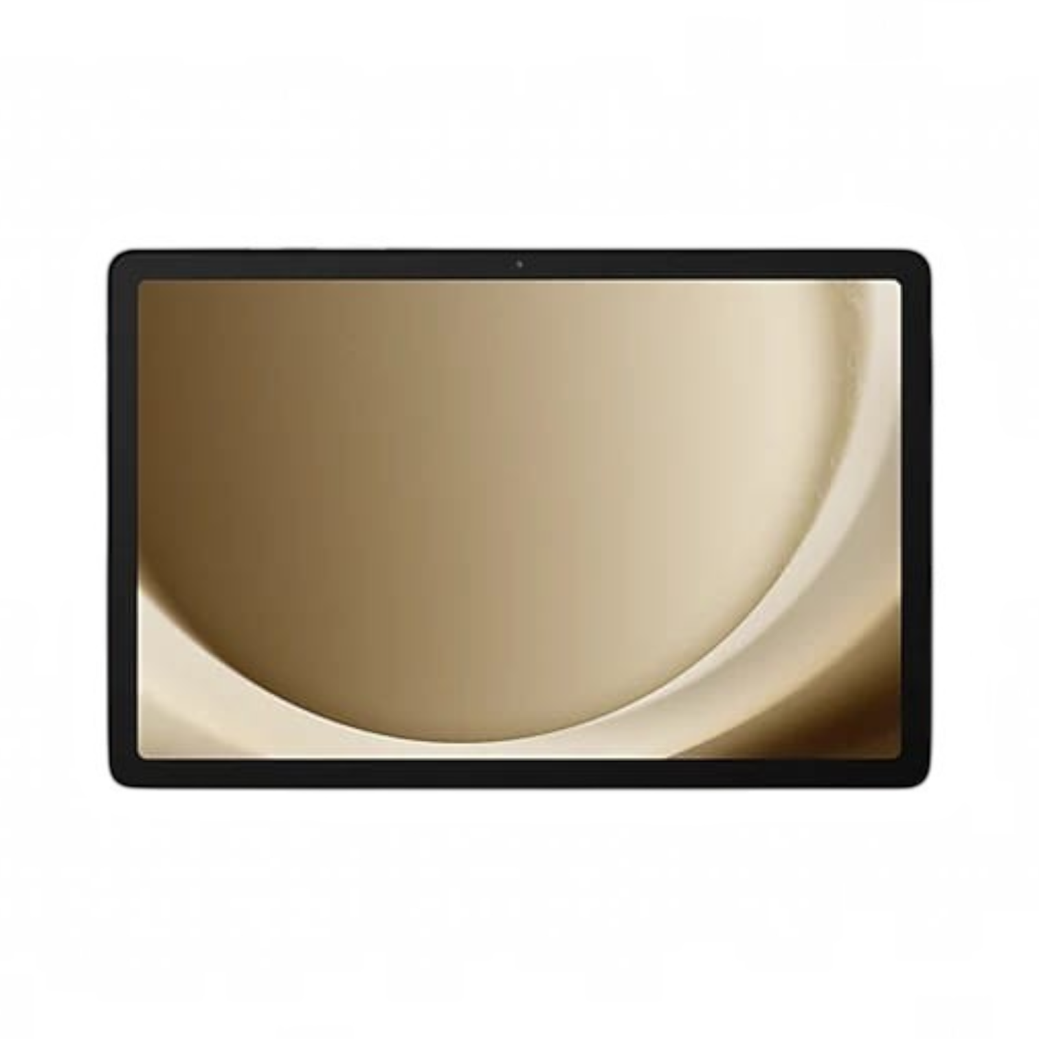 OBtech Samsung Galaxy Tab A9+ 5G tablet with an 11-inch display showing a golden abstract wallpaper