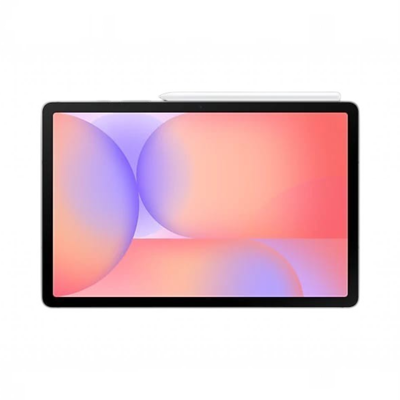 OBtech Samsung Galaxy Tab S10 Lite tablet with a vibrant abstract display and S Pen attached on a black background