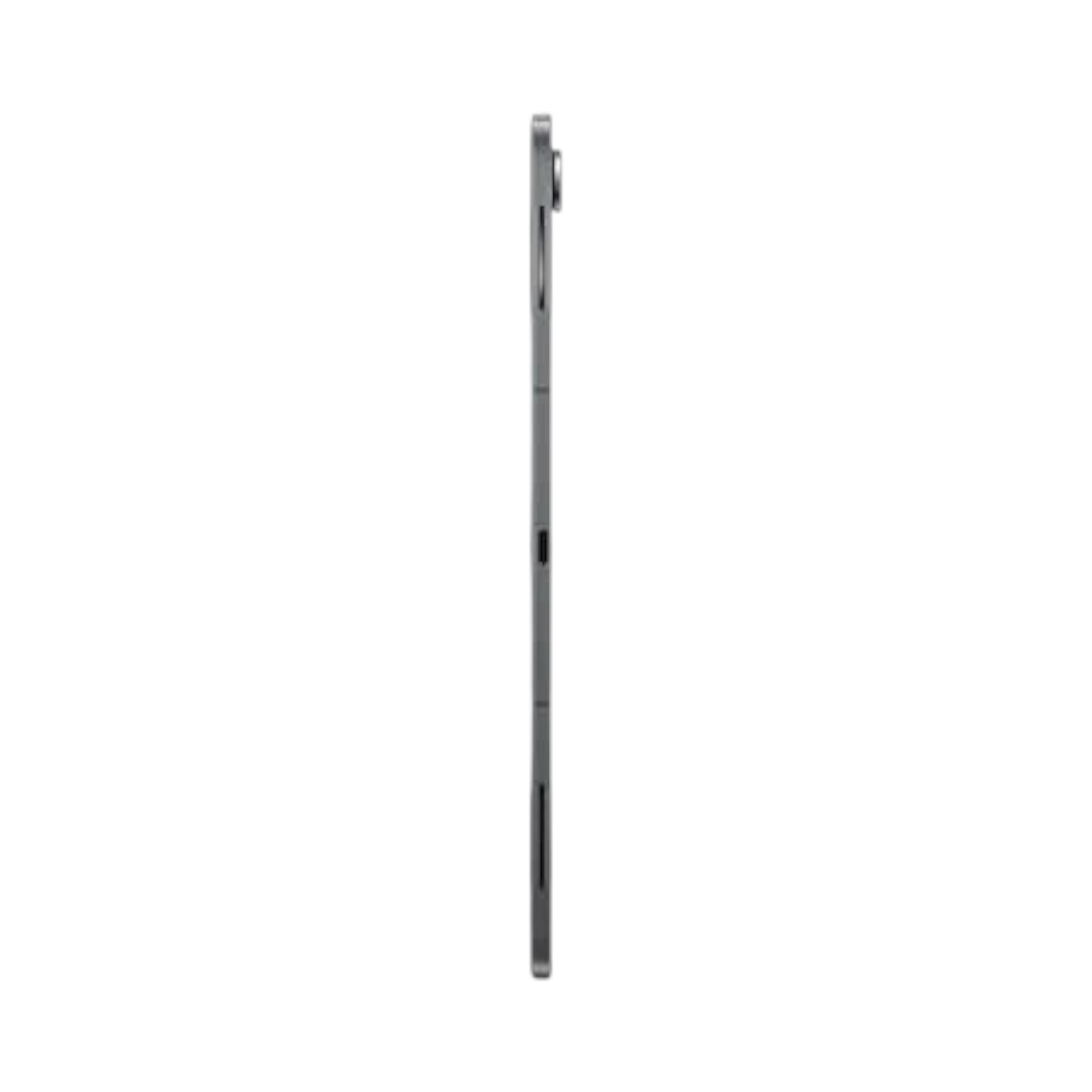 OBtech Samsung Galaxy Tab S11 Ultra shown from a slim side profile view against a black background.