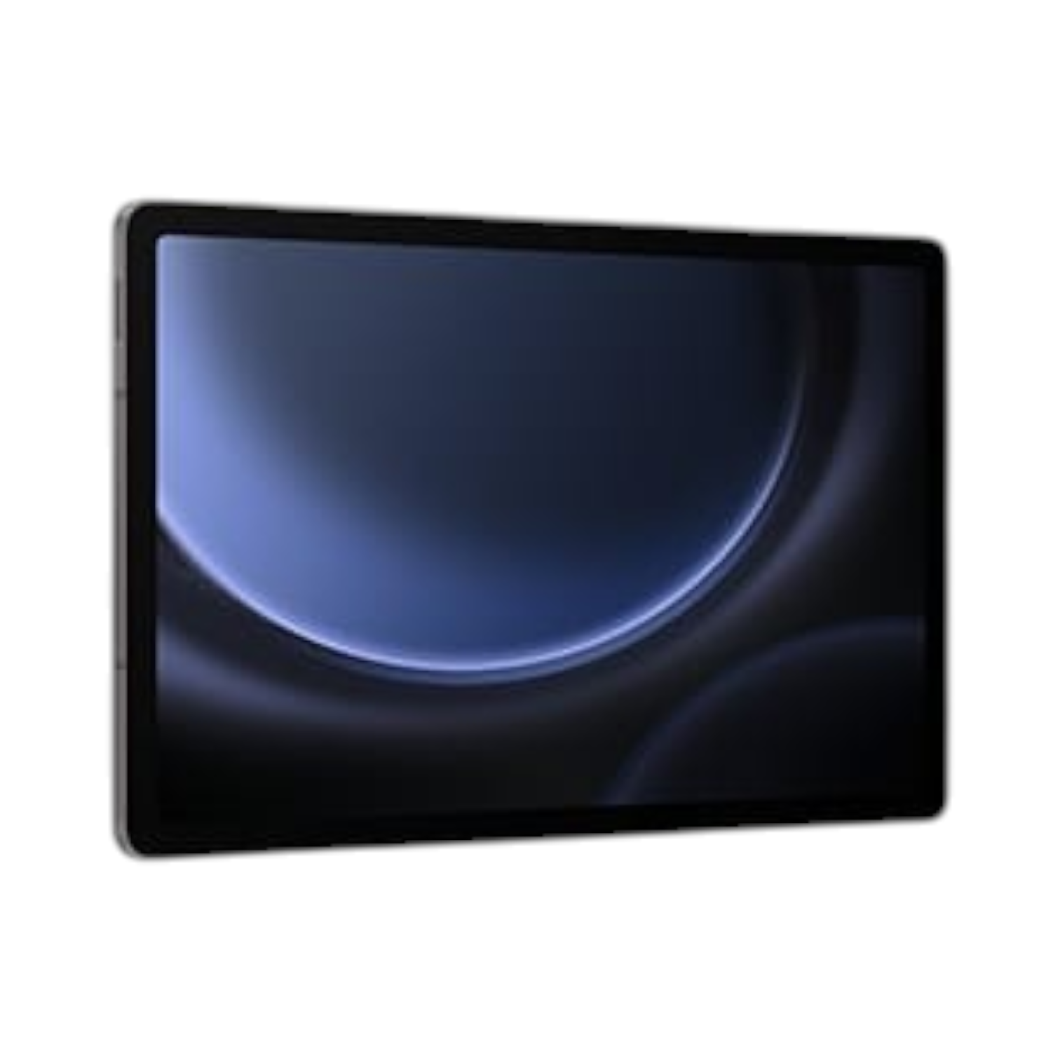 OBtech Samsung Galaxy Tab S9 FE 5G tablet with a 10.9-inch display showing a blue abstract wallpaper