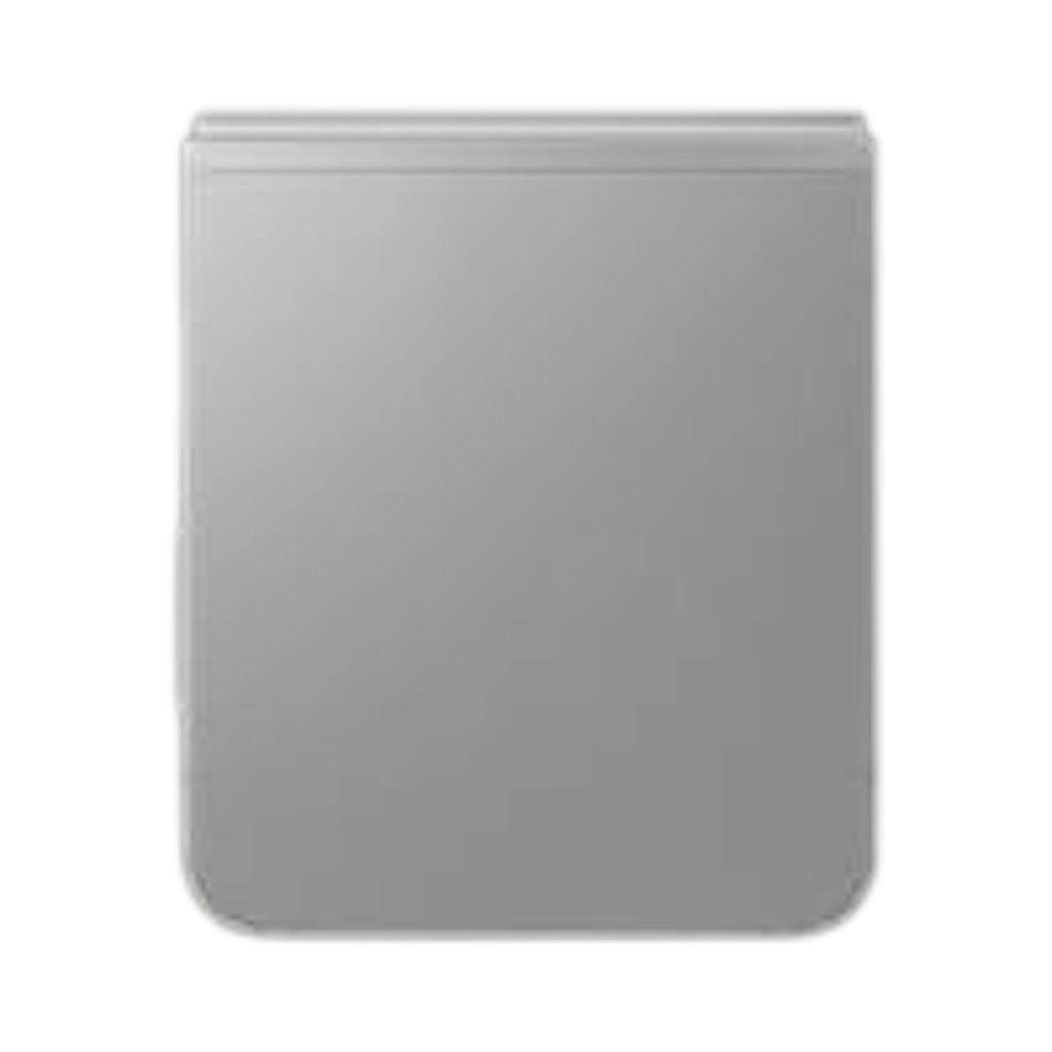 OBtech Samsung Galaxy Z Flip6 foldable smartphone in a closed, compact silver design with a sleek finish.