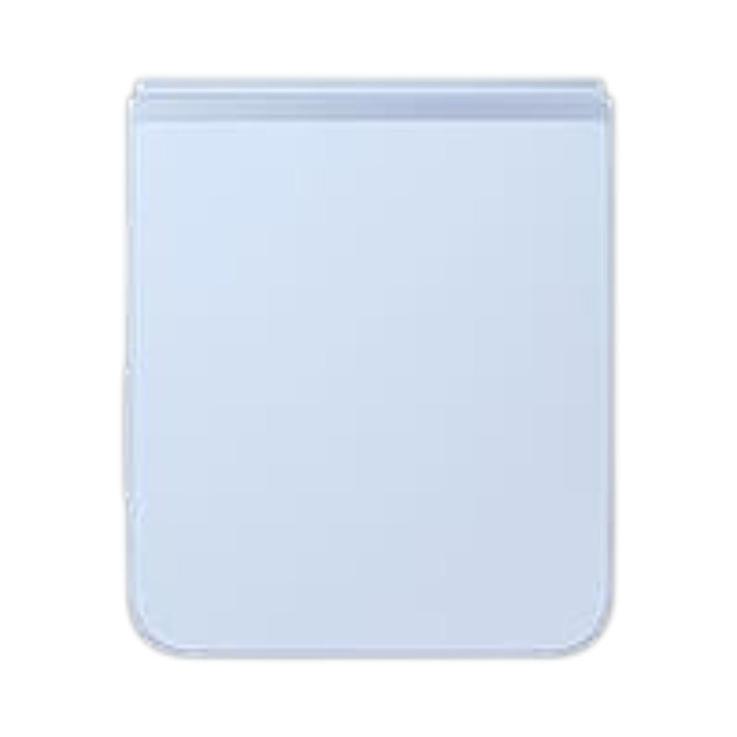 OBtech Samsung Galaxy Z Flip6 foldable smartphone in a closed, compact position with a sleek light blue finish.