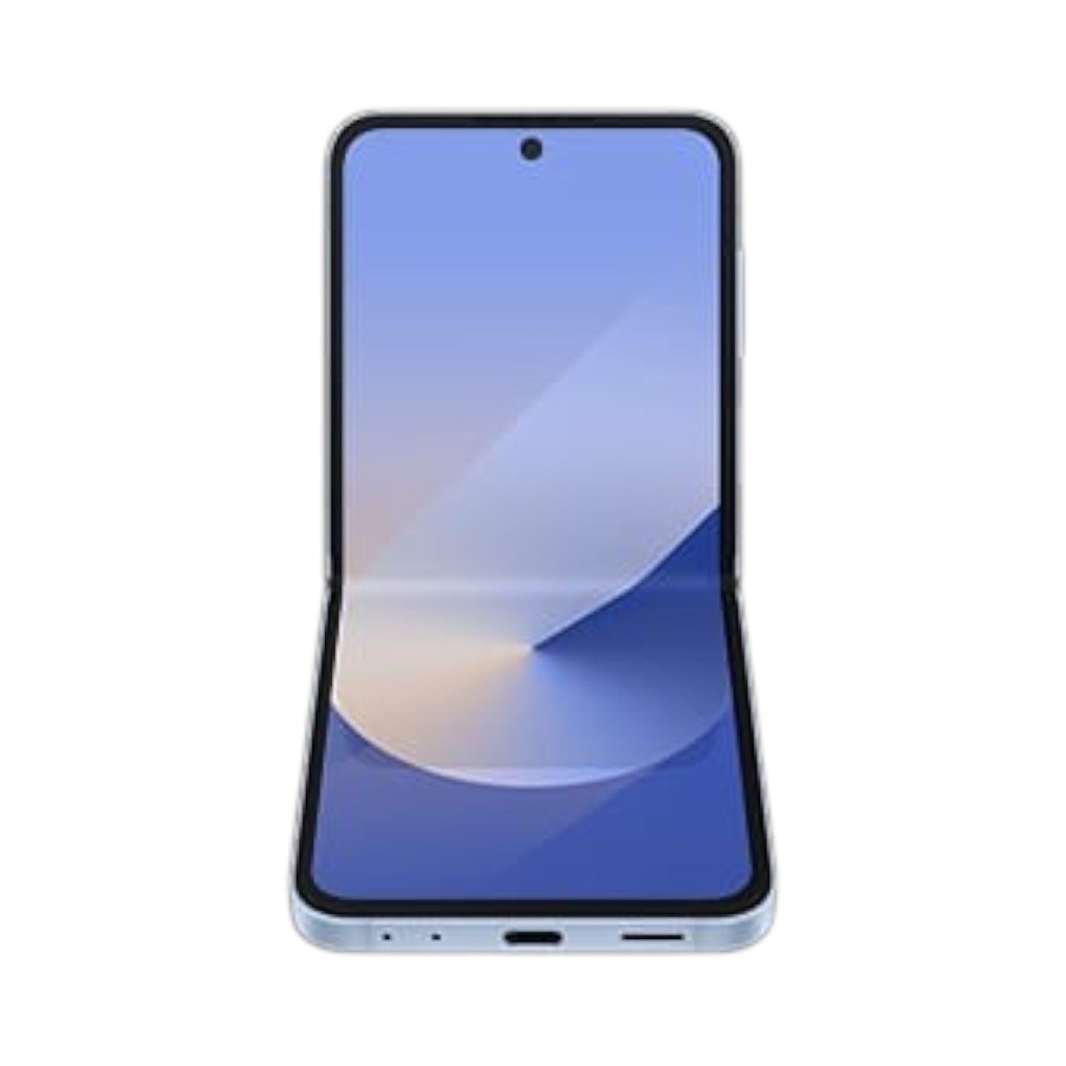 OBtech Samsung Galaxy Z Flip6 foldable smartphone with a vibrant 6.7-inch Dynamic AMOLED display in open position.