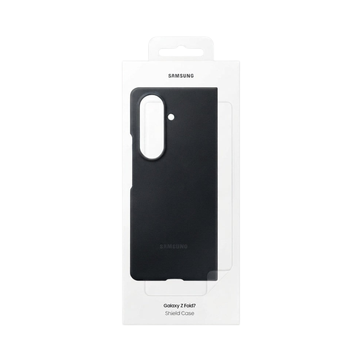OBtech Samsung Galaxy Z Fold 7 Kind Suit cover in black with a premium fabric-like texture in retail packaging.