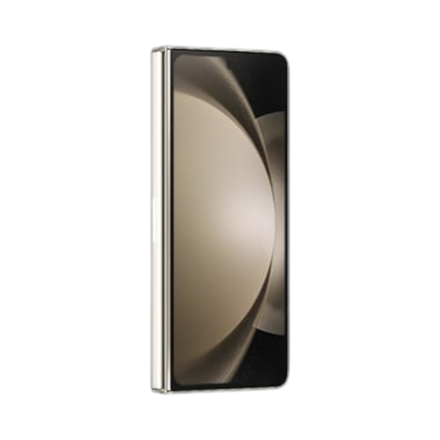 OBtech Samsung Galaxy Z Fold5 smartphone in a closed, folded position showing the sleek cover display.