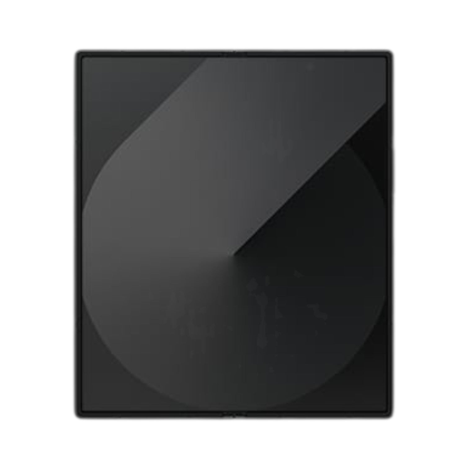 OBtech Samsung Galaxy Z Fold6 foldable smartphone in black, shown in a closed, front-facing view.