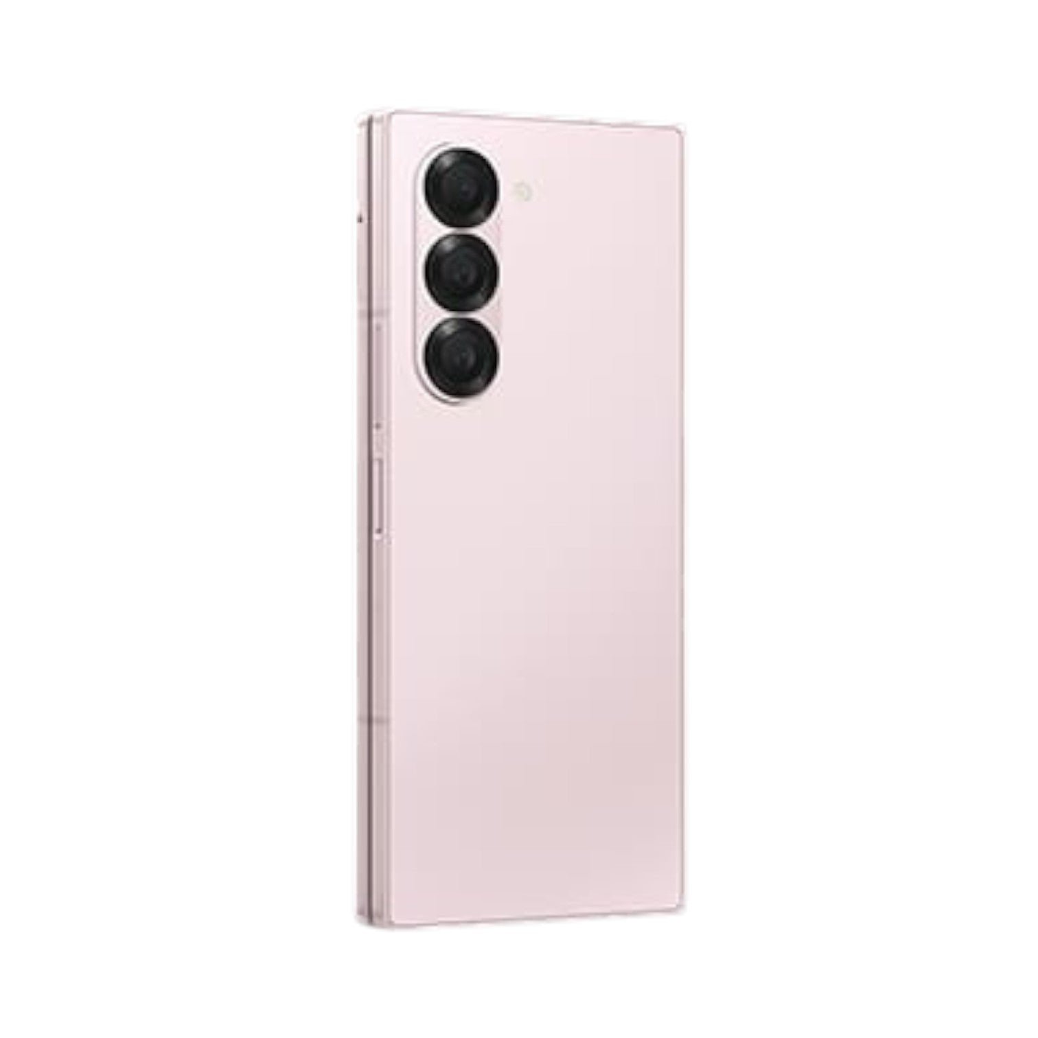 OBtech Samsung Galaxy Z Fold6 in pink, showing the rear triple camera system and sleek foldable design.