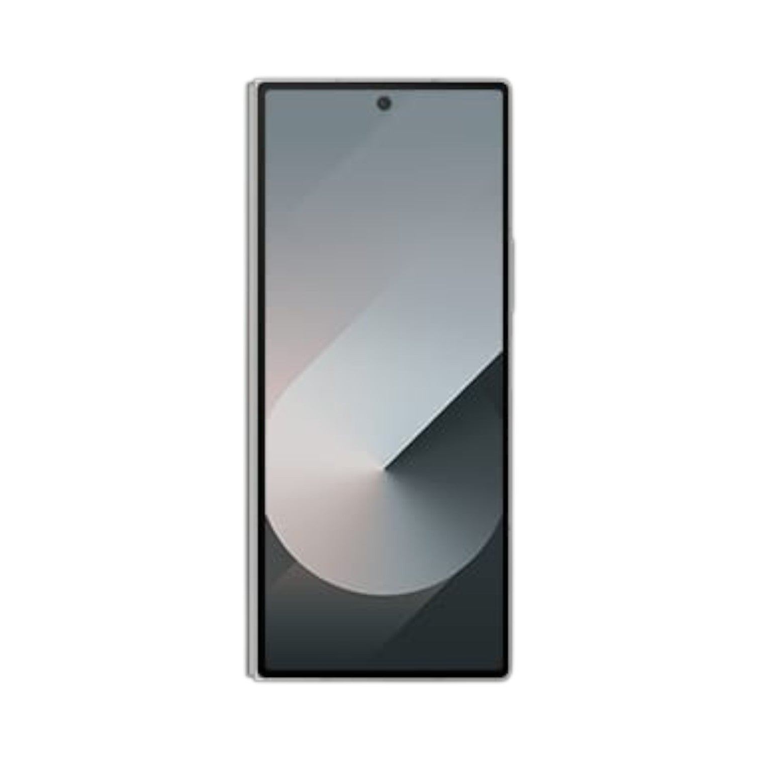 OBtech Samsung Galaxy Z Fold6 smartphone showing the slim 6.3-inch cover display in a front-facing view.