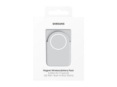 OBtech Samsung Magnet Wireless Battery Pack in retail packaging with 5000mAh capacity and built-in kickstand