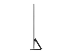 Side profile of the ultra-slim OBtech Samsung 75 inch Neo QLED 8K QN800D smart TV with a minimalist stand.