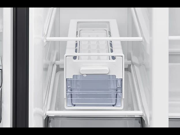 OBtech Samsung side-by-side refrigerator white plastic twist ice maker tray and storage bin