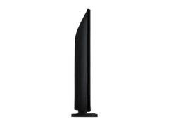 Side profile of the slim black OBtech Samsung 48 inch HD H5000 Smart TV showing its modern design and stand.