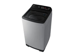 OBtech Samsung 13kg top-load washing machine with Eco bubble technology and a sleek silver finish.