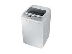 OBtech Samsung 7kg top-load washing machine with Eco bubble technology and digital control panel in white finish