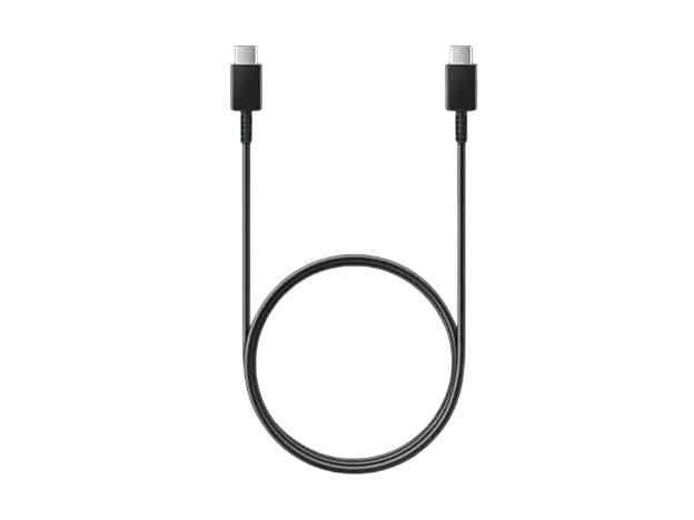 OBtech Samsung 1m black USB-C to USB-C charging and data cable with durable connectors