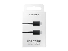 OBtech Samsung 1m USB-C to USB-C charging cable in retail packaging for fast data transfer and power delivery