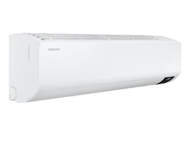OBtech Samsung wall-mount digital inverter air conditioner in white with a sleek modern design