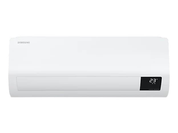 OBtech Samsung wall-mount air conditioner with digital inverter technology and a sleek white finish