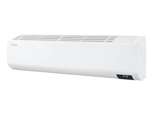OBtech Samsung wall-mount air conditioner with digital inverter technology and a sleek white finish
