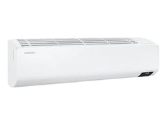OBtech Samsung wall-mounted digital inverter air conditioner in white with a sleek modern design and digital display