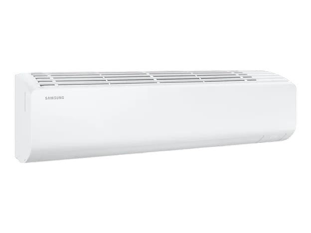 OBtech Samsung wall-mount digital inverter air conditioner in white with a sleek 22,000 BTU cooling design.