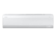 OBtech Samsung WindFree 18,000 BTU wall-mount air conditioner in white with a sleek, modern design.