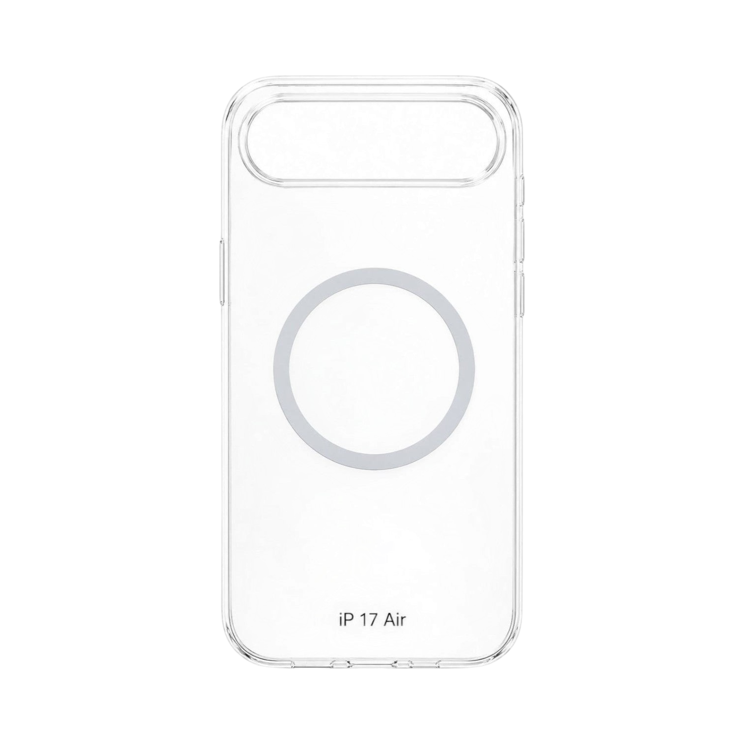 OBtech UAG transparent plastic phone case with magnetic charging ring for iPhone and Samsung models