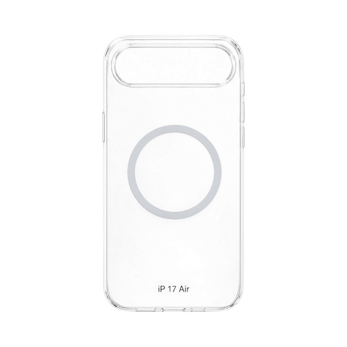 OBtech UAG transparent plastic phone case with magnetic charging ring for iPhone and Samsung models