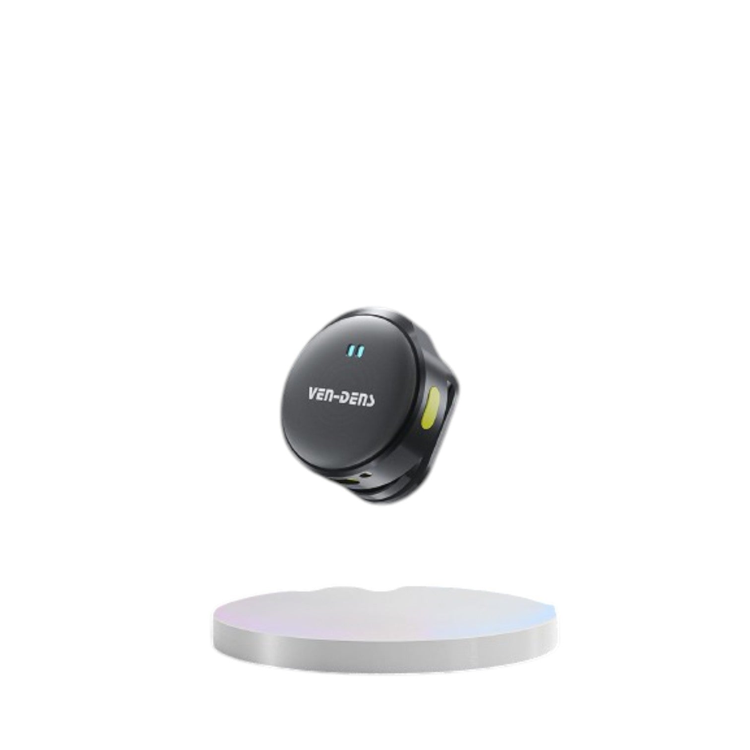 OBtech Ven-Dens VD-MIC030 compact black wireless microphone transmitter with indicator light for professional audio