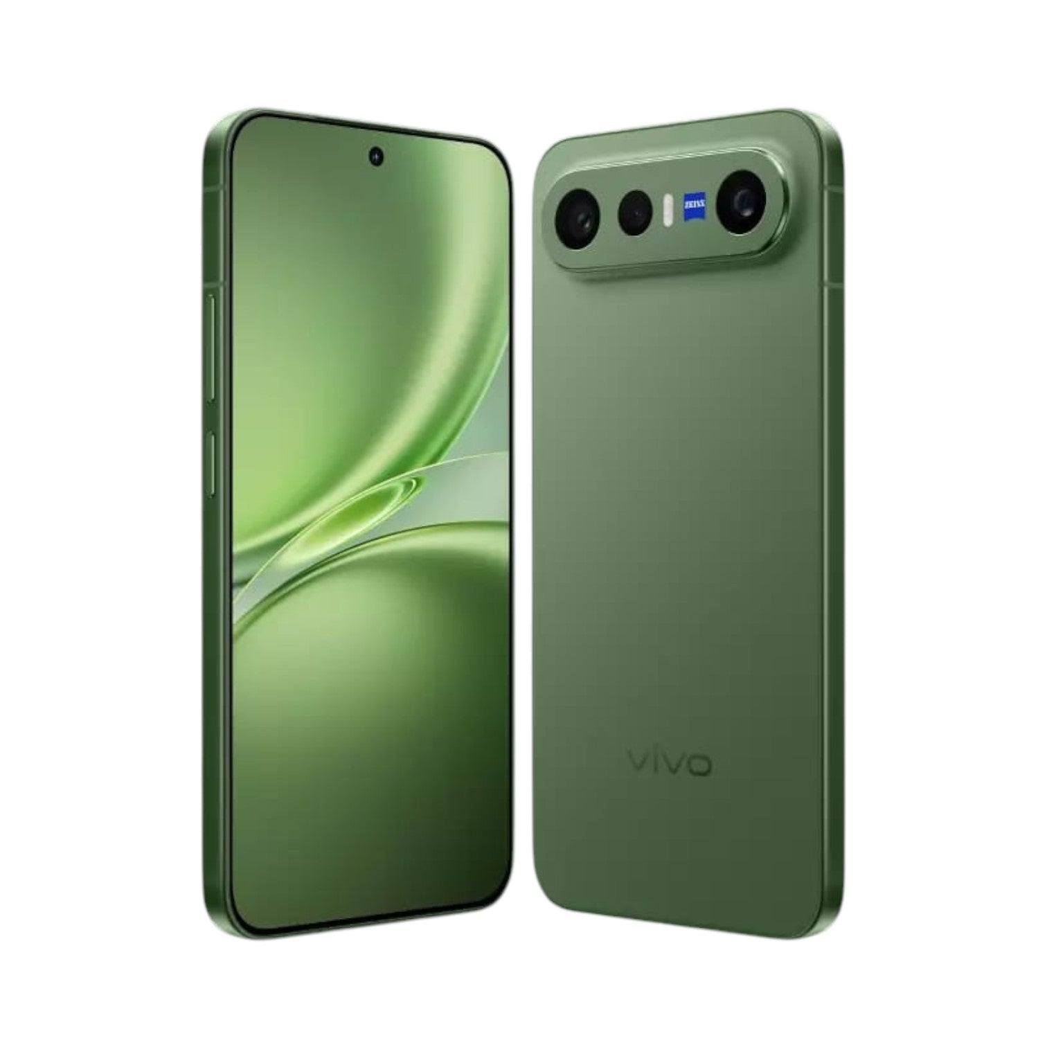 OBtech vivo X300 FE smartphone in olive green with a sleek AMOLED display and advanced rear camera system