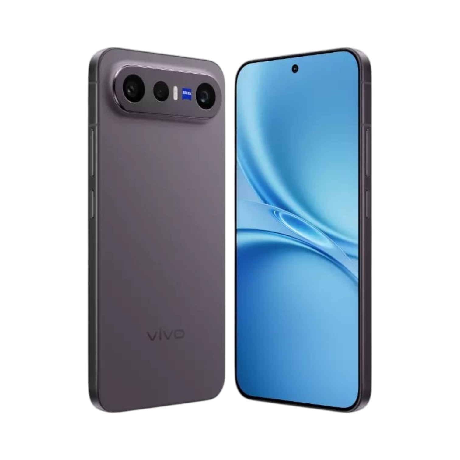 OBtech vivo X300 FE smartphone in dark grey with a triple camera system and a vibrant AMOLED display