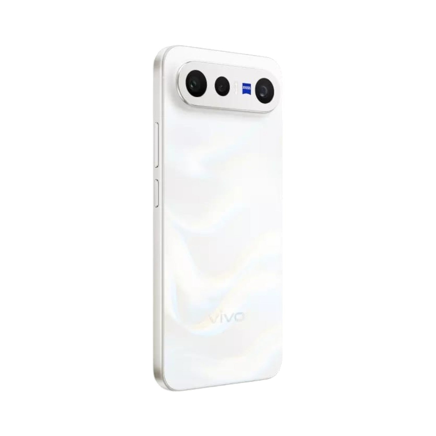 OBtech vivo X300 FE smartphone in white with a sleek rear camera module and ZEISS branding on a clean background
