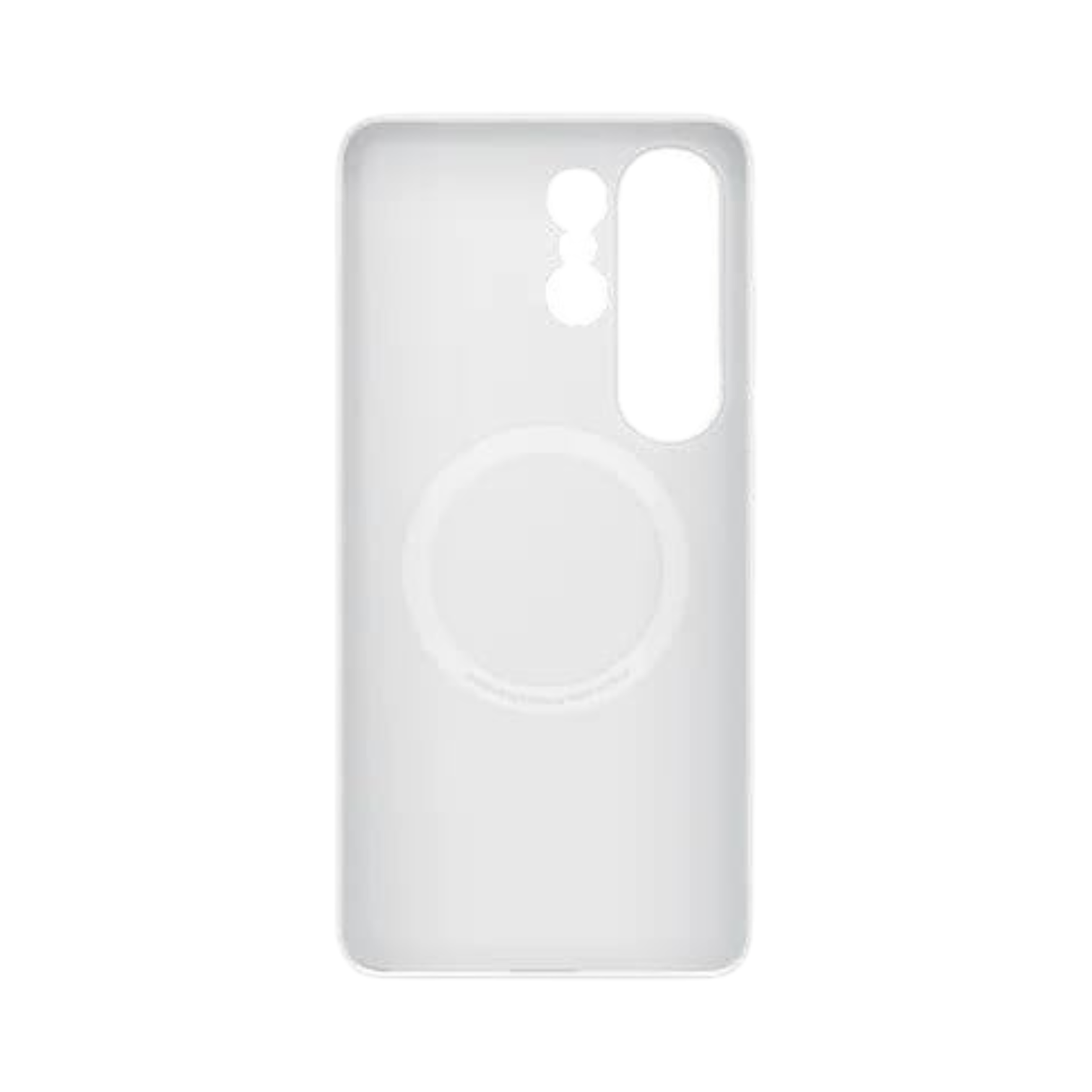 OBtech white silicone magnetic case for Galaxy S26 Ultra with slim design and precise camera cutouts
